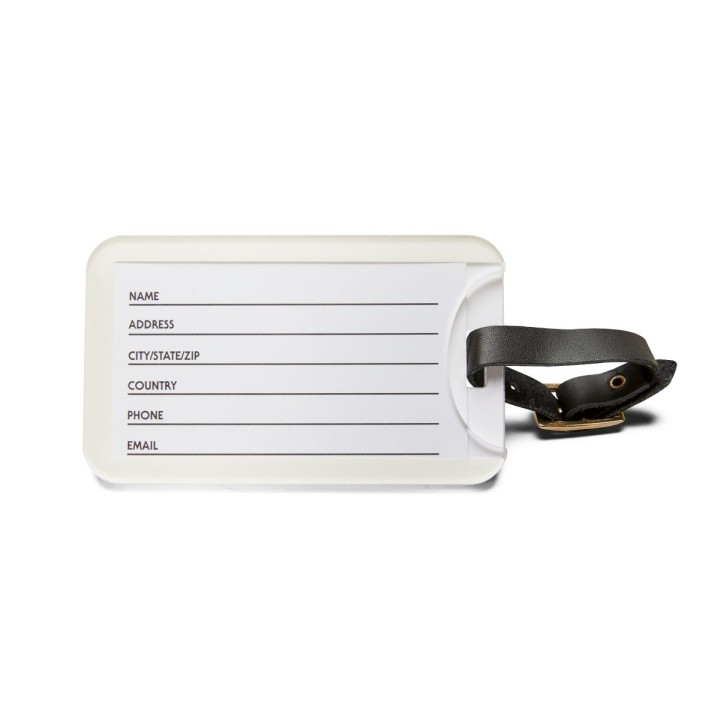Luggage Tag - You Haven't Lived Until You've Tried to Fold a Jet Bridge | 2.4 x 4 Glossy Acrylic with Adjustable Leat...